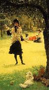 James Tissot Croquet oil on canvas